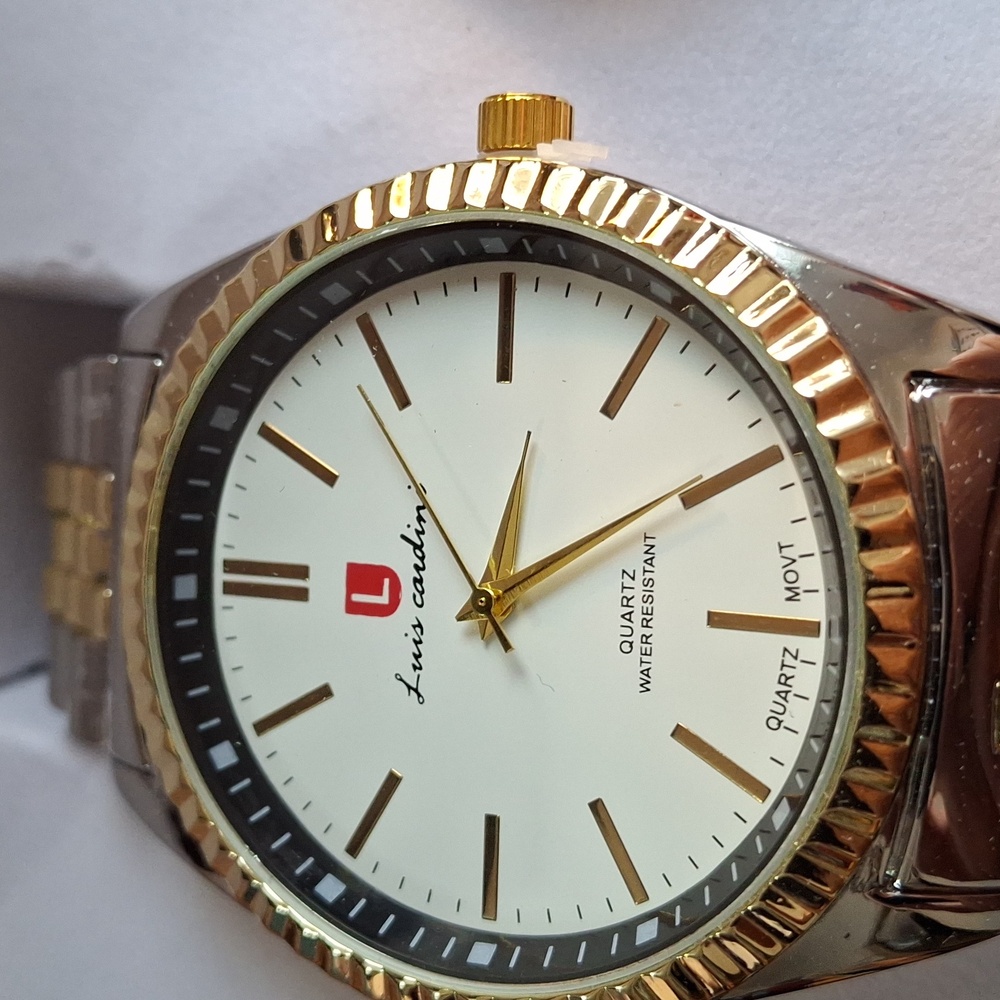 - Luis Cardini NWT watches his & hers, water resistant, stainless steel (W036)